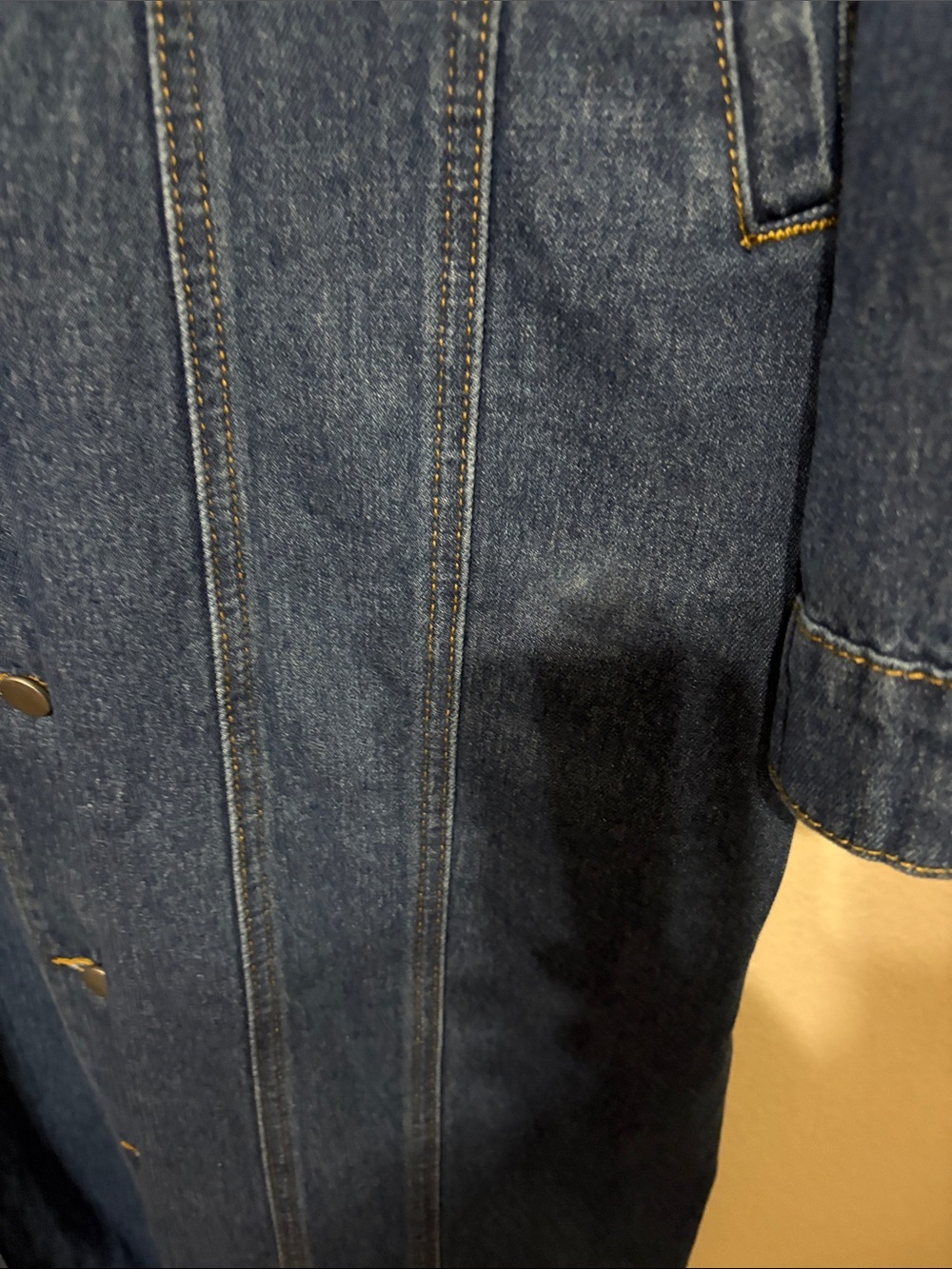 ChouYatou XL Long Denim Duster Maxi Jean Jacket - Picture 4 of 9